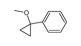 1-methoxy-1-phenylcyclopropane结构式