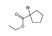1-BROMO-CYCLOPENTANECARBOXYLIC ACID ETHYL ESTER structure