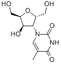 2,5-anhydro-3-deoxy-3-(3,4-dihydro-5-methyl-2,4-dioxo-1(2h)-pyrimidinyl)-d-iditol结构式