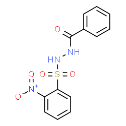 N'-[(2-Nitrophenyl)sulfonyl]benzohydrazide结构式