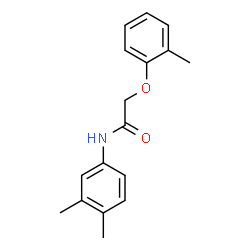 N-(3,4-Dimethylphenyl)-2-(2-methylphenoxy)acetamide Structure