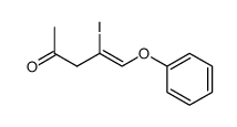 (4Z)-4-iodo-5-phenoxypent-4-en-2-one结构式