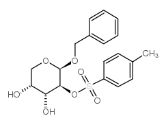 BENZYL-2-O-TOLUOLSULFONYL-BETA-D-ARABINOPYRANOSIDE结构式