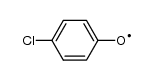 4-chlorophenoxyl radical结构式