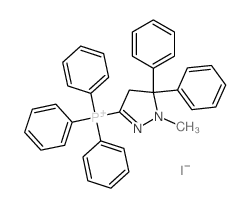 (1-methyl-5,5-diphenyl-4H-pyrazol-3-yl)-triphenyl-phosphanium Structure