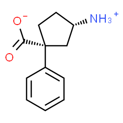 Cyclopentanecarboxylic acid, 3-amino-1-phenyl-, (1R,3S)-rel- (9CI) structure