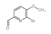 6-BROMO-5-METHOXYPICOLINALDEHYDE structure