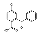 2-Benzoyl-4-chlorobenzoic acid structure