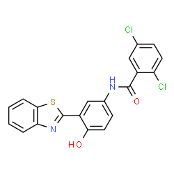 N-[3-(1,3-benzothiazol-2-yl)-4-hydroxyphenyl]-2,5-dichlorobenzamide picture