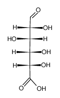 (2S,3R,4R,5S)-2,3,4,5-tetrahydroxy-6-oxo-hexanoic acid结构式