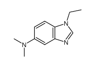 1H-Benzimidazol-5-amine,1-ethyl-N,N-dimethyl-(9CI) Structure