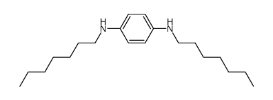 N,N'-DIHEPTYL-P-PHENYLENEDIAMINE Structure