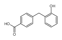 4-(2-hydroxy-benzyl)-benzoic acid Structure