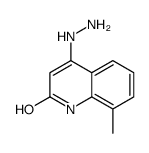 4-hydrazinyl-8-methyl-1H-quinolin-2-one Structure