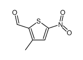 3-methyl-5-nitrothiophene-2-carbaldehyde Structure