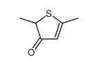 2,5-dimethylthiophen-3-one Structure