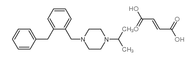 1-[(2-benzylphenyl)methyl]-4-propan-2-yl-piperazine, but-2-enedioic ac id Structure