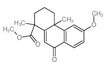 methyl 6-methoxy-1,4a-dimethyl-9-oxo-3,4-dihydro-2H-phenanthrene-1-carboxylate structure