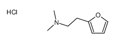 2-(furan-2-yl)ethyl-dimethylazanium,chloride结构式