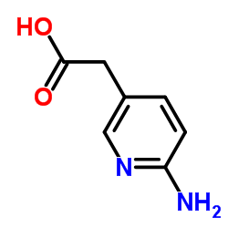 6-氨基吡啶-3-乙酸结构式