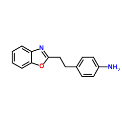 4-(2-BENZOOXAZOL-2-YL-ETHYL)-PHENYLAMINE结构式