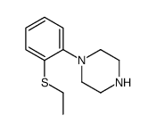 1-(2-ethylsulfanylphenyl)piperazine结构式