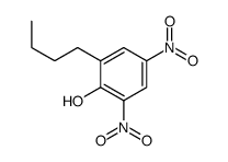 2-butyl-4,6-dinitrophenol结构式