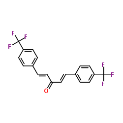 1,5-Bis(4-trifluoromethylphenyl)-penta-1,4-diene-3-one图片