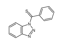 (benzotriazol-1-yl)phenylmethanethione结构式