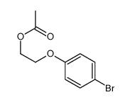 2-(4-bromophenoxy)ethyl acetate Structure
