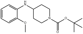 1-boc-4-[(2-methoxyphenyl)amino]-piperidine structure