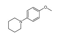 1-(4-methoxyphenyl)piperidine结构式