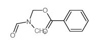 (formyl-methyl-amino)methyl benzoate structure