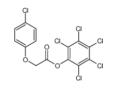 (2,3,4,5,6-pentachlorophenyl) 2-(4-chlorophenoxy)acetate Structure