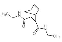 Bicyclo(2.2.1)hept-5-ene-2,3-dicarboxamide, N,N-diethyl-, trans- structure