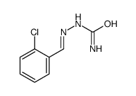 [(2-chlorophenyl)methylideneamino]urea结构式