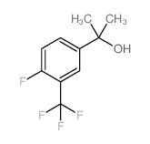 2-[4-Fluoro-3-(trifluoromethyl)phenyl]-2-propanol Structure