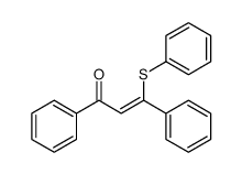 1,3-diphenyl-3-phenylsulfanylprop-2-en-1-one结构式