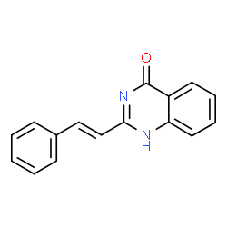 2-(2-phenylvinyl)-4(3H)-quinazolinone结构式