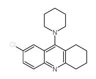 Acridine,7-chloro-1,2,3,4-tetrahydro-9-(1-piperidinyl)- structure
