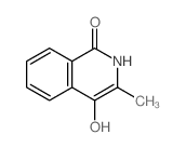 1(2H)-Isoquinolinone,4-hydroxy-3-methyl- Structure