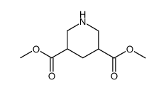 哌啶-3,5-二羧酸甲酯结构式