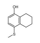 5-Hydroxy-8-(methylthio)-1,2,3,4-tetrahydronaphthalene结构式
