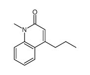 2(1H)-Quinolinone,1-methyl-4-propyl-(9CI) structure