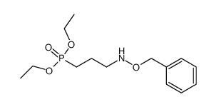 O-(benzylhydroxylamino)propylphosphonic acid diethyl ester结构式