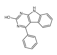 4-phenyl-1,9-dihydro-pyrimido[4,5-b]indol-2-one Structure