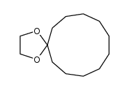 Cycloundecanon-ethylenacetal Structure