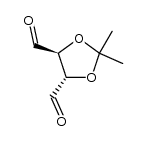 (4S,5S)-2,2-dimethyl-[1,3]dioxolane-4,5-dicarbaldehyde Structure