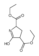 diethyl 5-oxopyrrolidine-2,4-dicarboxylate结构式