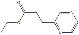 ethyl 3-(pyrazin-2-yl)propanoate结构式